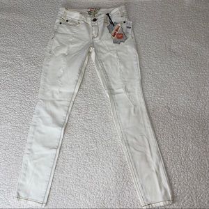 Hot Kiss Skinny White Jeans